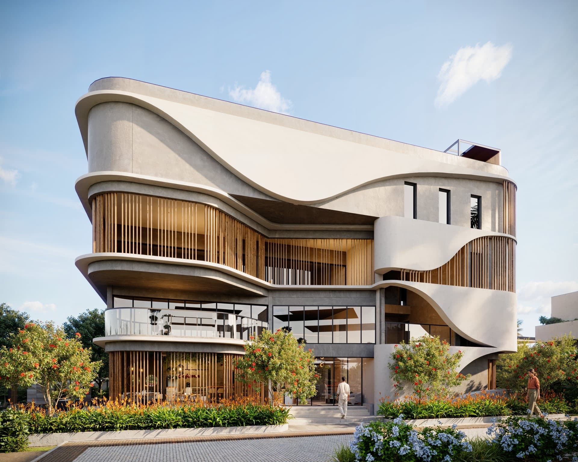 Zenora villa architectural frontage